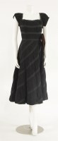 Lot 1189 - An S B Pollard black chiffon dress