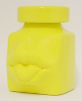 Lot 377 - A Pop Art 'Lips' biscuit jar and cover