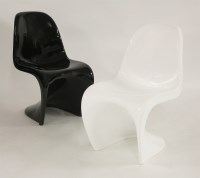 Lot 649 - Two Panton chairs