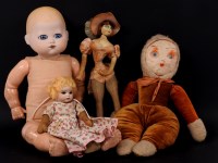 Lot 409 - Four dolls