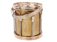 Lot 212 - A silver plated biscuit barrel