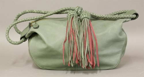 Lot 1301 - A Mulberry green Napa leather Hobo bag