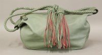 Lot 1301 - A Mulberry green Napa leather Hobo bag