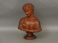 Lot 142 - A large Terracotta bust