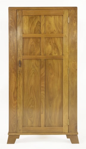Lot 59 - A Cotswold walnut freestanding corner cupboard
