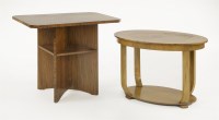Lot 185 - An Art Deco walnut occasional table