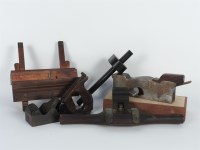 Lot 357 - Five old woodworking tools