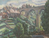 Lot 286 - Mary Godwin (1887-1960)
'THE VIADUCT' (KNARESBOROUGH?)
Signed and inscribed with title verso