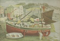 Lot 120 - David Gentleman (b.1930)
'CORNISH PILCHARD BOAT'
Lithograph printed in colours