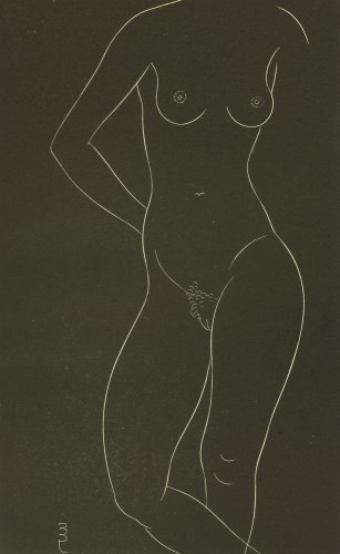 Lot 73 - Eric Gill (1882-1940)
TWO NUDE STUDIES from '25 NUDES'
Wood engravings