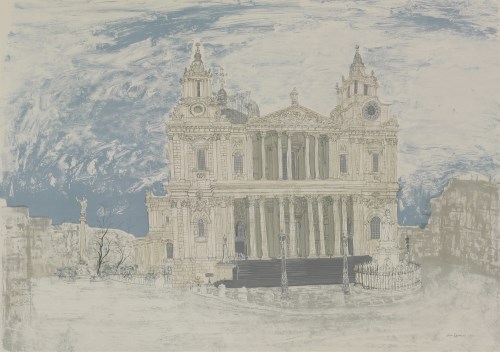 Lot 123 - Colin Spencer (b.1933)
ST PAUL'S CATHEDRAL
Lithograph printed in colours