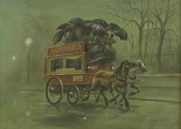 Lot 224 - Ronald George Ferns (1925-1997)
LONDON OMNIBUS IN THE RAIN
Oil on canvas
31 x 41cm

*Artist's Resale Right may apply to this lot.