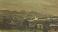 Lot 269 - Derek Hill (1916-2000)
COTTAGES IN A COASTAL LANDSCAPE
Oil on canvas
52 x 92cm