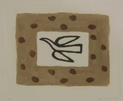 Lot 111 - Breon O'Casey (1928-2011)
'BIRD IN BROWN FRAME'
Carborundum print
