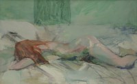 Lot 280 - Anthony Fry (b.1927)
'NUDE XX'
Oil on canvas
26 x 36cm

Provenance:  With the New Art Centre