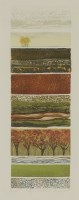 Lot 132 - Brenda Hartill (contemporary)
'AUTUMN VARIATIONS IV';
'WINTER VARIATIONS IV'
Two coloured etchings