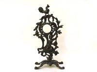 Lot 266 - A late 18th century bronze watch stand