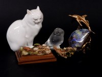 Lot 189 - A Herend porcelain cat
