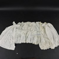Lot 1215 - Ten assorted antique cotton lawn christening gowns