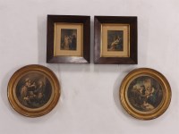 Lot 303 - Two pairs of coloured prints