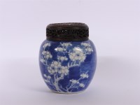 Lot 240 - A Chinese blue and white ginger jar