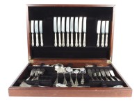 Lot 399 - A part canteen of silver plated flatware