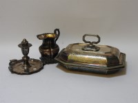 Lot 352 - A collection of silver plated items