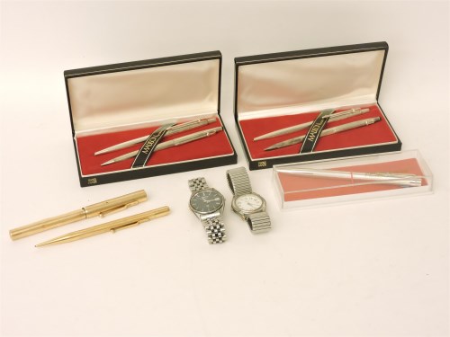 Lot 95 - A Swan 15ct gold fountain pen