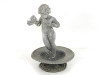 Lot 561 - A lead bird bath