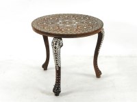 Lot 479 - An Anglo-Indian lamp table