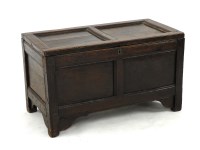 Lot 731A - An early 18th century oak coffer