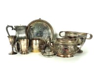 Lot 427 - A quantity of silver plate items