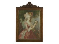 Lot 669 - English School
PORTRAIT OF A LADY IN 18TH CENTURY COSTUME
in a gilt metal frame
17cm x 13cm