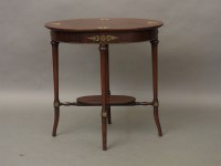 Lot 814 - A late 19th century Florentine inlaid side table