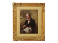 Lot 588 - Edward Charles Barnes (fl.1856-1882)
THE SCHOOL MASTER
Oil on canvas board
31 x 23cm