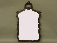 Lot 699 - An Italian wooden framed mirror