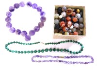 Lot 189 - A quantity of gemstone beads and necklaces