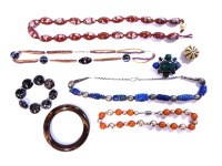 Lot 191 - A quantity of glass beads and necklaces
