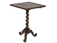 Lot 725 - A Victorian rosewood games table