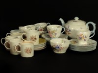 Lot 386 - A Shelley 'Wild Flowers' tea set for six