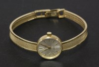 Lot 25 - A ladies 9ct gold Garrard quartz wristwatch