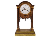 Lot 360 - A 19th century gilt bronze mantle clock