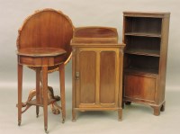 Lot 709 - An Art Nouveau mahogany cabinet