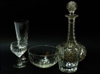 Lot 370 - A pair of cut glass decanters