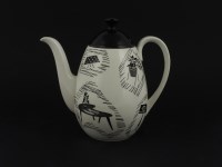 Lot 302 - A Ridgway potteries 'Homemaker' pattern coffee pot