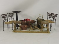 Lot 711A - Fireside furniture