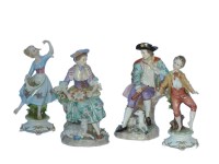 Lot 269 - Four Sitzendorf figures