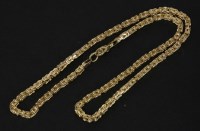 Lot 154 - A 9ct gold byzantine chain necklace
20.55g
