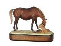 Lot 272 - A Royal Worcester Horse and Foal Group