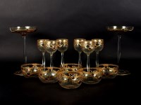 Lot 509 - A part set of continental glassware